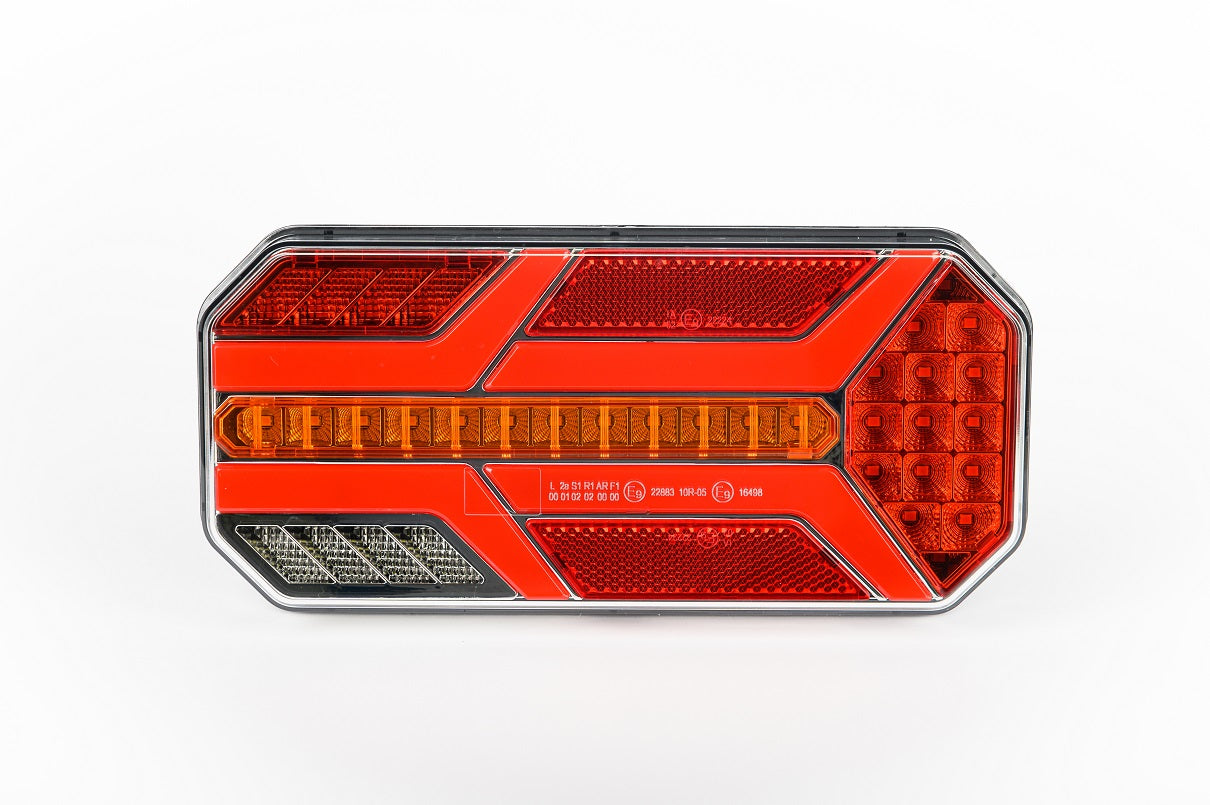 Комплект LED ЛЕД Диодни Стопове, Динамичен Мигач, 7 Функции, 12/24V