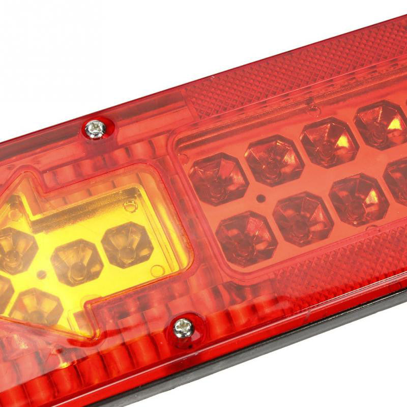 Комплект LED стопове, стоп светлина с мигач, задна светлина, 12v за камион бус ТИР, ремарке, каравана 29 x 8 cm