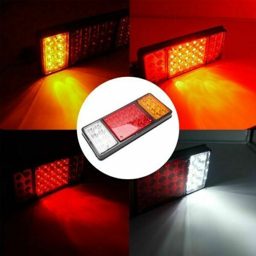 Комплект LED ЛЕД Диодни Стопове, Стоп, Задни светлини с 4 Функции, 12V, 31,5 cm x 13,5 cm Подходящ за ремаркета, каравани, селскостопански превозни средства и др