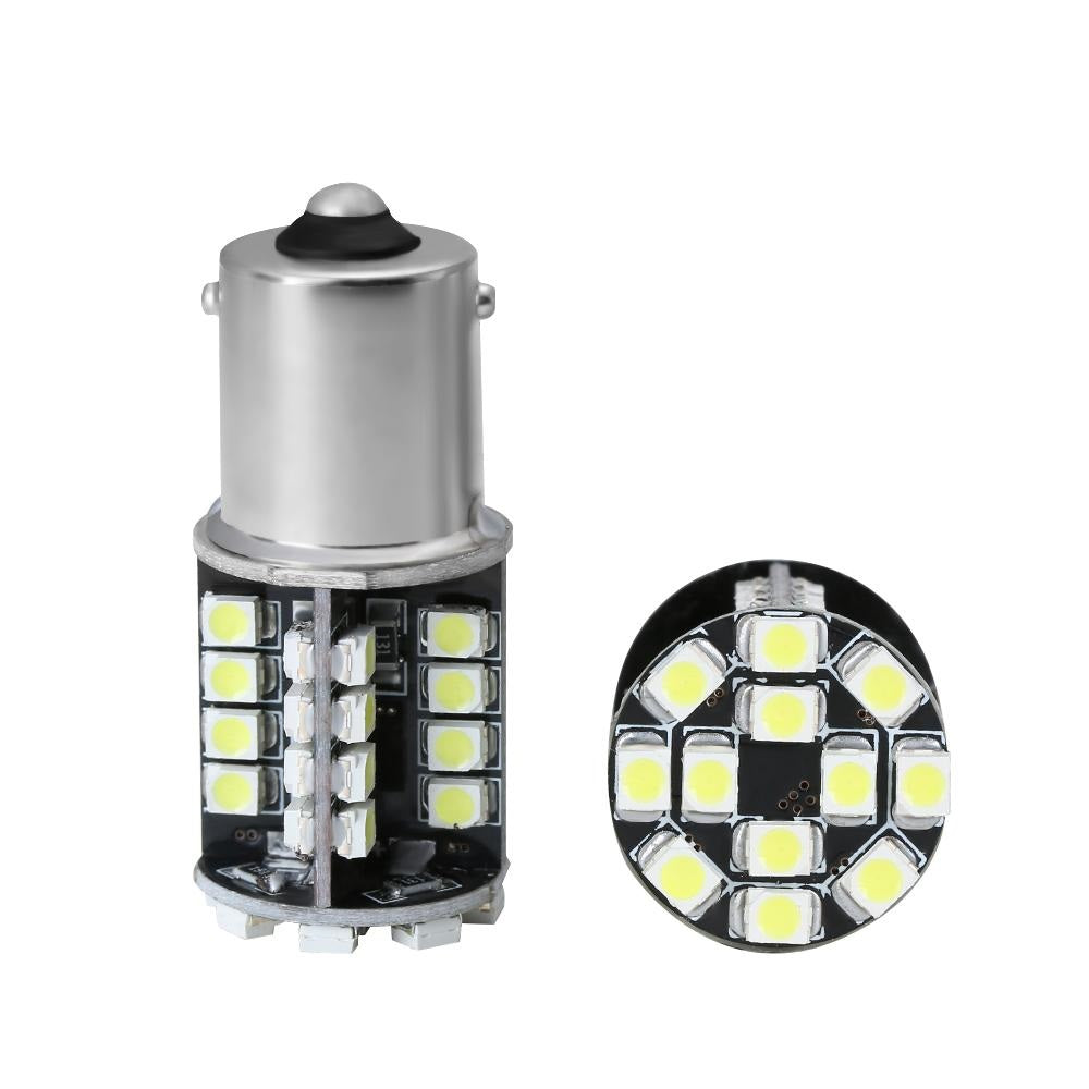 LED Лед Крушки, Мигач, 44 SMD, Canbus, 1156 (P21W), 12V, Оранжева, Жълта Светлина