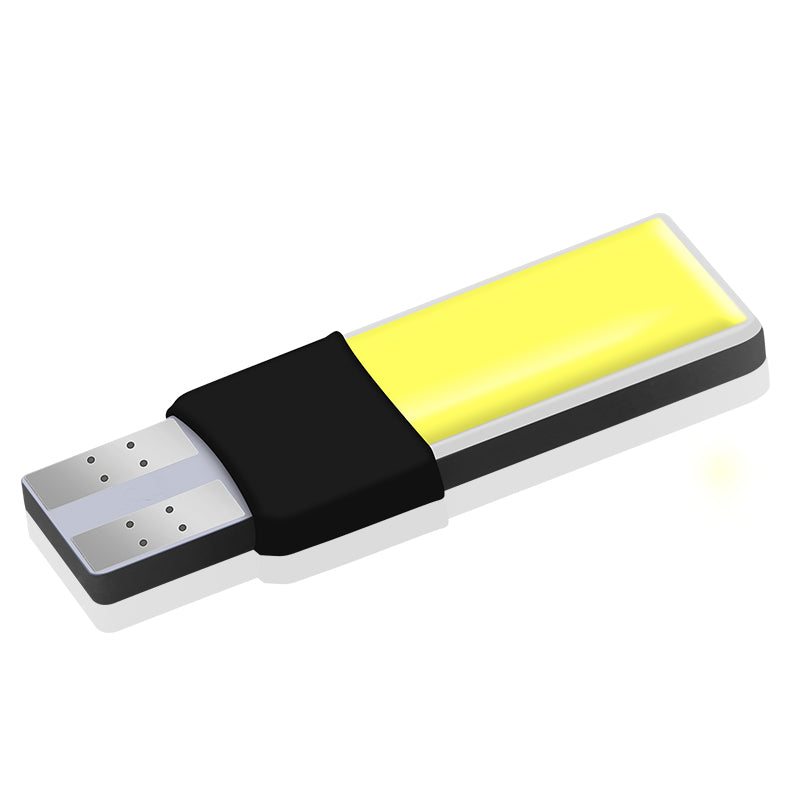 LED Лед Диодни Крушки За Габарит, Силикон, COB, Т10 W5W, 300lm, 12V, Бели
