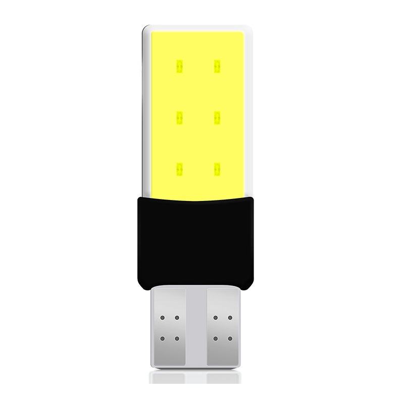 LED Лед Диодни Крушки За Габарит, Силикон, COB, Т10 W5W, 300lm, 12V, Бели