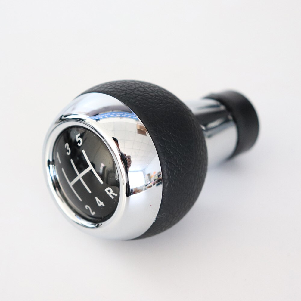 Топка за Скоростен Лост, Еко Кожа, Хром, За Мини Купър Mini Cooper R55 R56 R57 R59 F55 F54