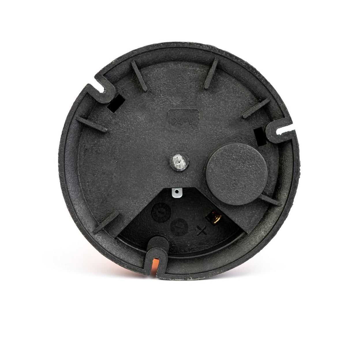 Въртяща Сигнална Аварийна Оранжева Лампа Маяк с Крушка 24V, Ø 148mm