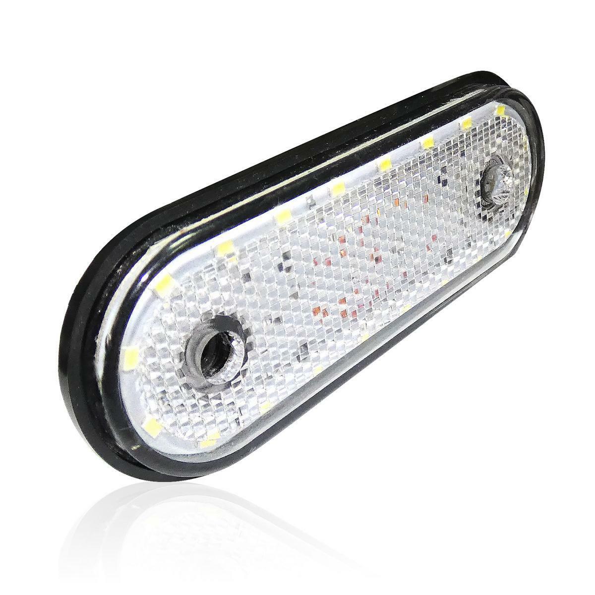 LED Диоден Габарит, Маркер, Токос, Бял, Червен, Жълт, Маркер, 20 Диода, 12V - 24V за камион бус, ван, каравана, платформа, кемпер