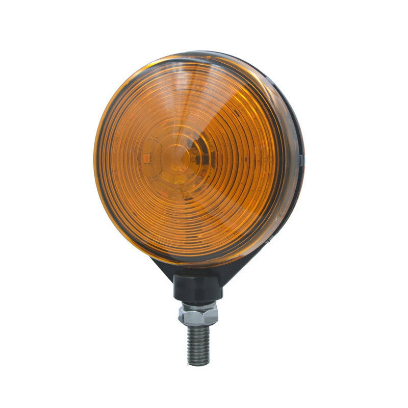 LED Лед Диоден Мигач, Флаш, Аварийна Светлина, 48W, 12V-24V, 109mm, За Трактор, Земеделски, Селскостопански машини