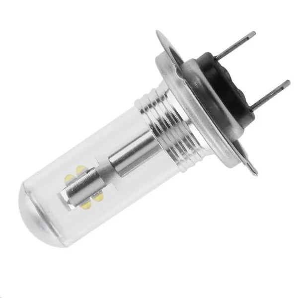 Комплект от 2 броя ЛЕД LED крушки за фарове H7 Х7 12V-24V Бели 6000k
