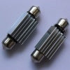 Комплект от 2 броя LED Лед Диодни Крушки 2 SMD 5050 31мм 12V Бяла Светлина Canbus Error Free Bez Грешки в блистер