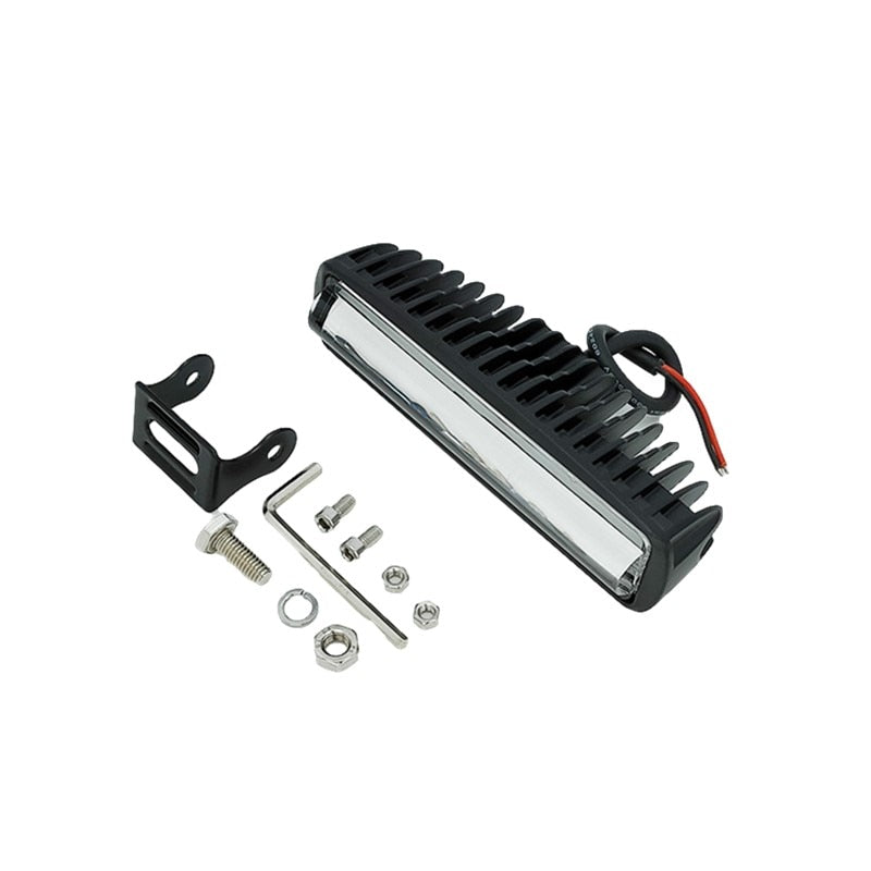 Универсална предупредителна LED ЛЕД червена светлина халоген лампа за безопасност на заден ход 12-80v 30W за мотокар електрокар багер валяк строителни и селскостопански машини пожарна кола и др.