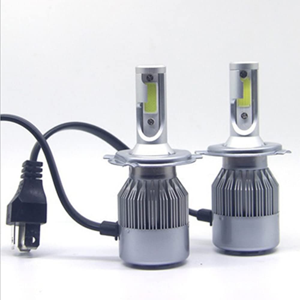 Комплект от 2 броя LED ЛЕД диодни крушки за фар фарове H4 Х4 12V 36W