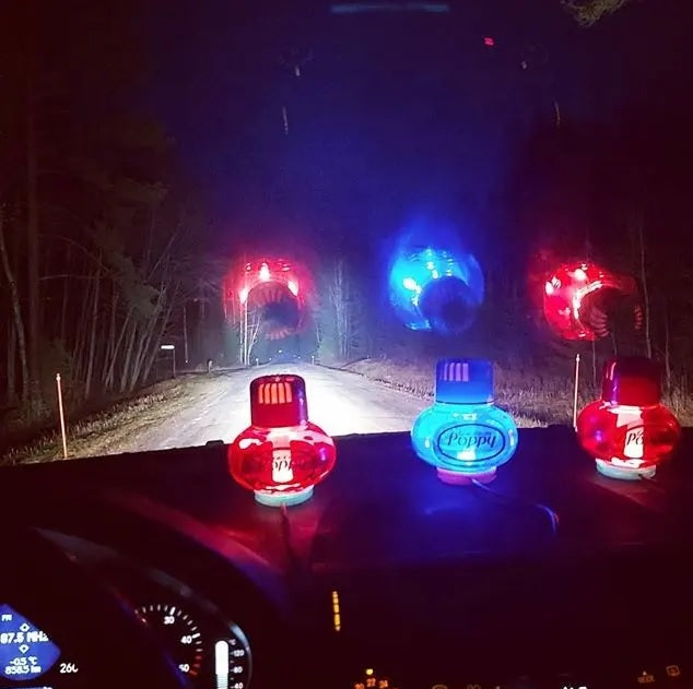 ЛЕД LED Светодиодно осветление за ароматизатор POPPY със RGB 7 различни цвята 12V - 24V с USB