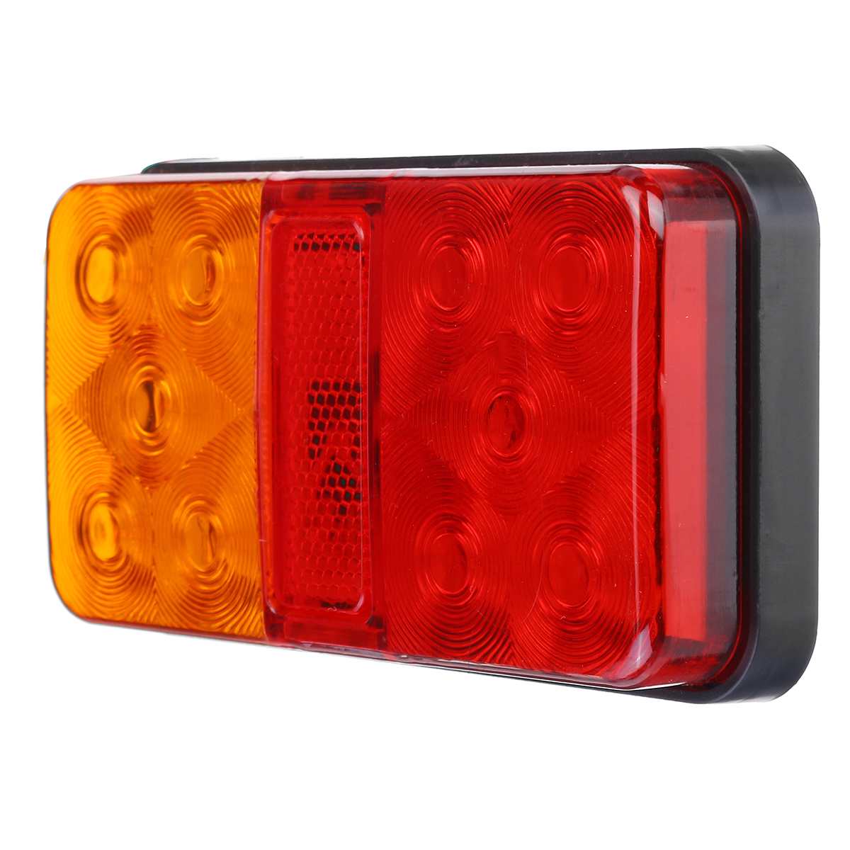 Комплект от 2 броя LED Лед Диодни Стопове Стоп Задна Светлина Slim 12V За Камион Ремарке Бус Ван Каравана и др. 15 cm x 8 cm