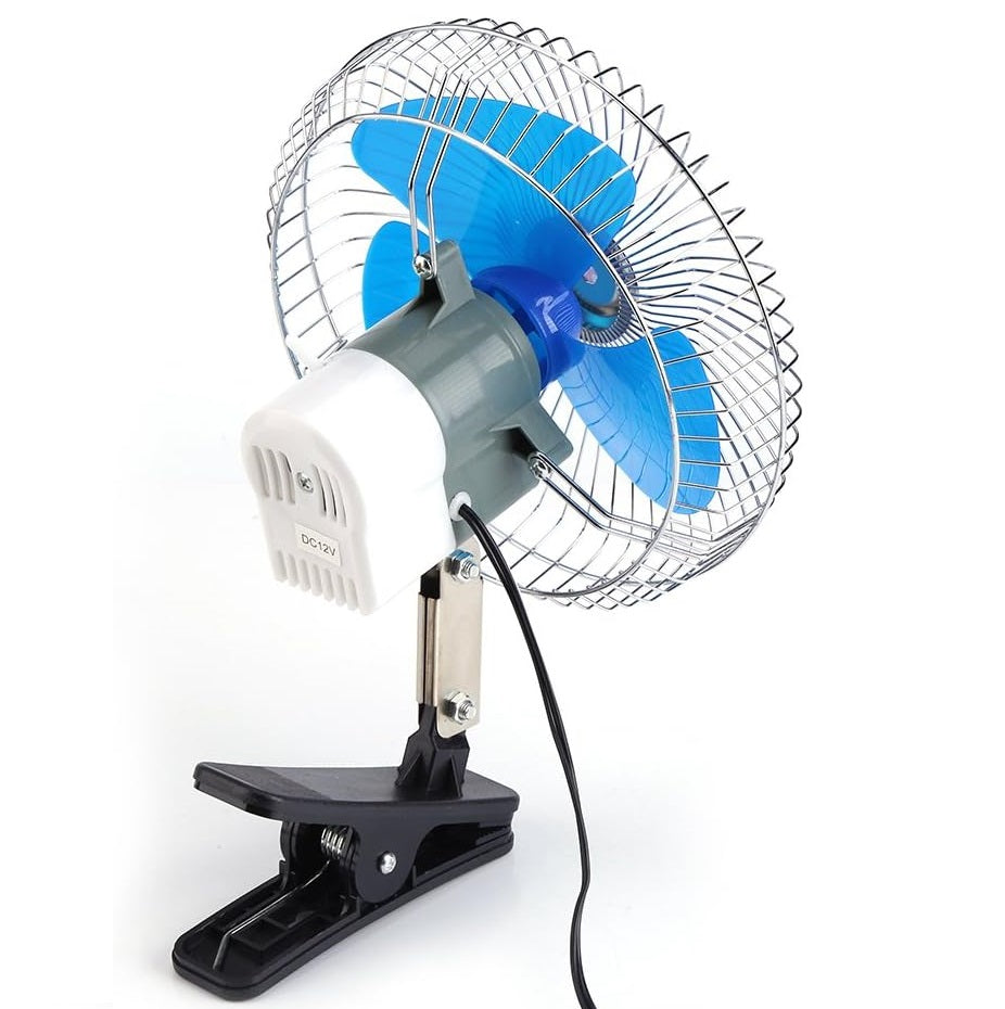 12V 20 cm 8 инча вентилатор за автомобил с клипс щипка