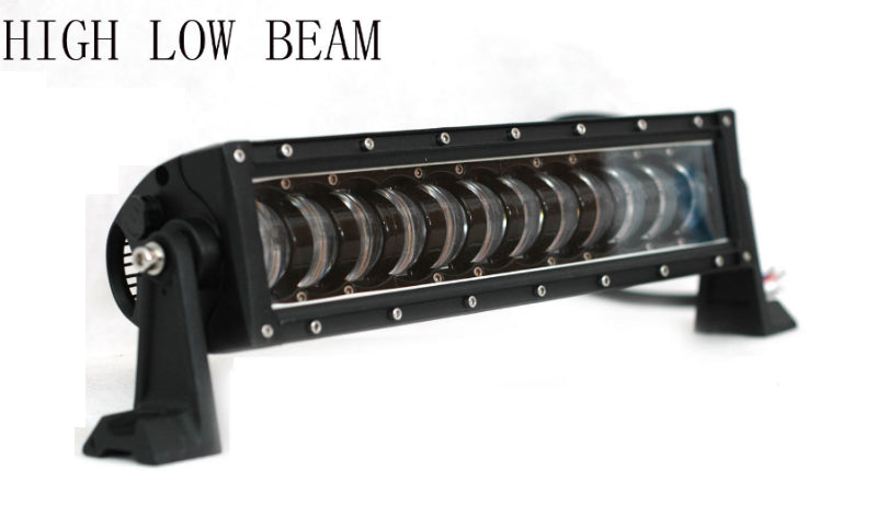 9D 42.5 СМ Led Bar Лед Бар Hi/Lo Kъси Дълги Водоустойчив Удароустойчив 12V 24V 7680 LМ 96W С Лупи Off-Road Лед Бар За Джип ATV