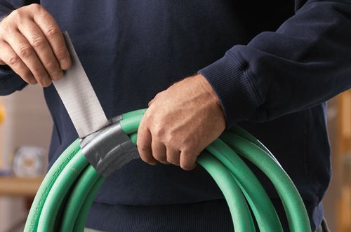 Универсална лента Сиво тиксо за брезент 20м х 50мм