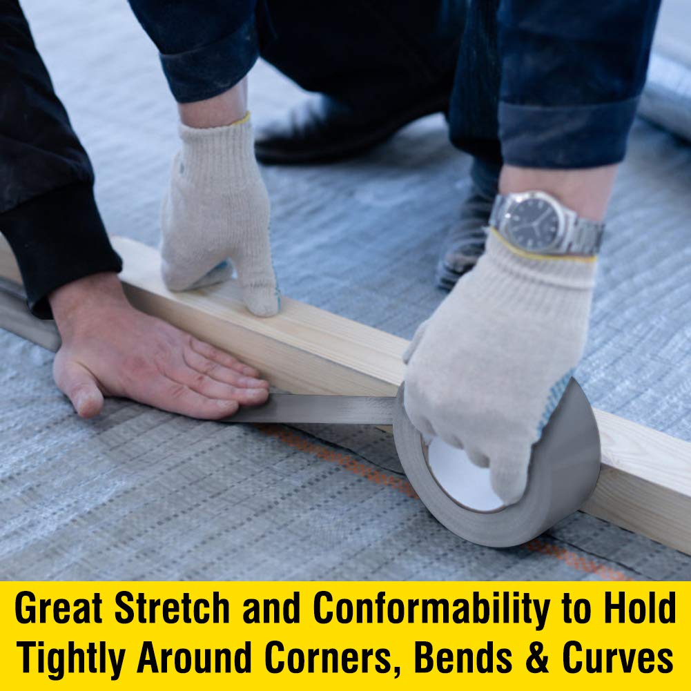 Универсална лента Сиво тиксо за брезент 20м х 50мм