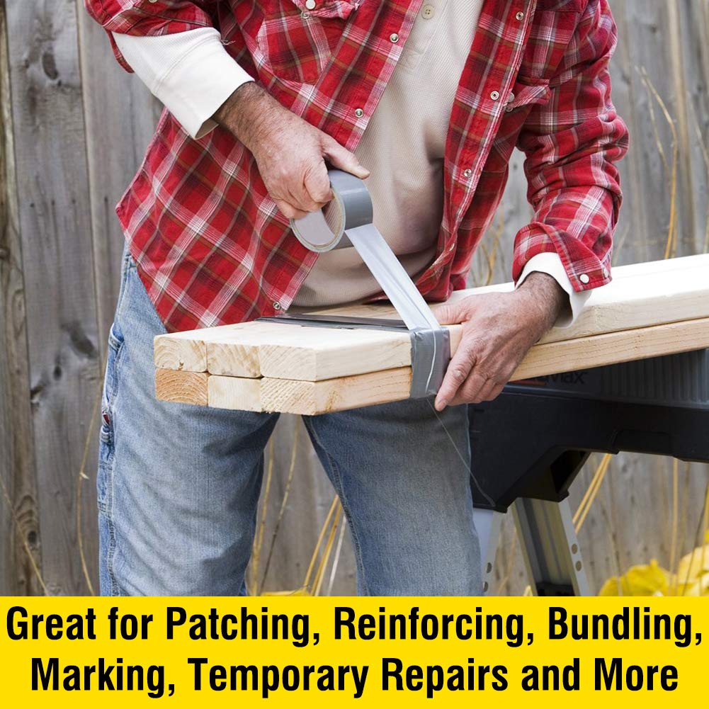 Универсална лента Сиво тиксо за брезент 20м х 50мм