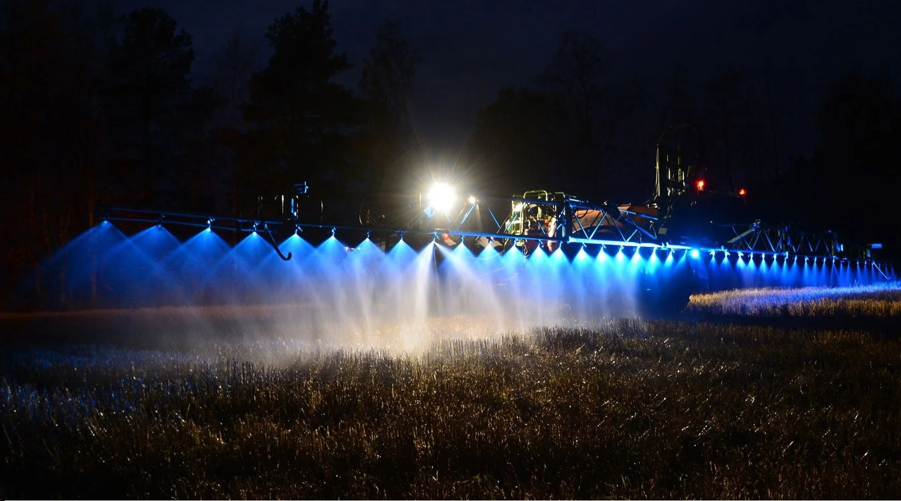 Led Лед работно осветление за щангата на пръскачка струйна лампа фар прожектор халоген синя светлина 12V-24V