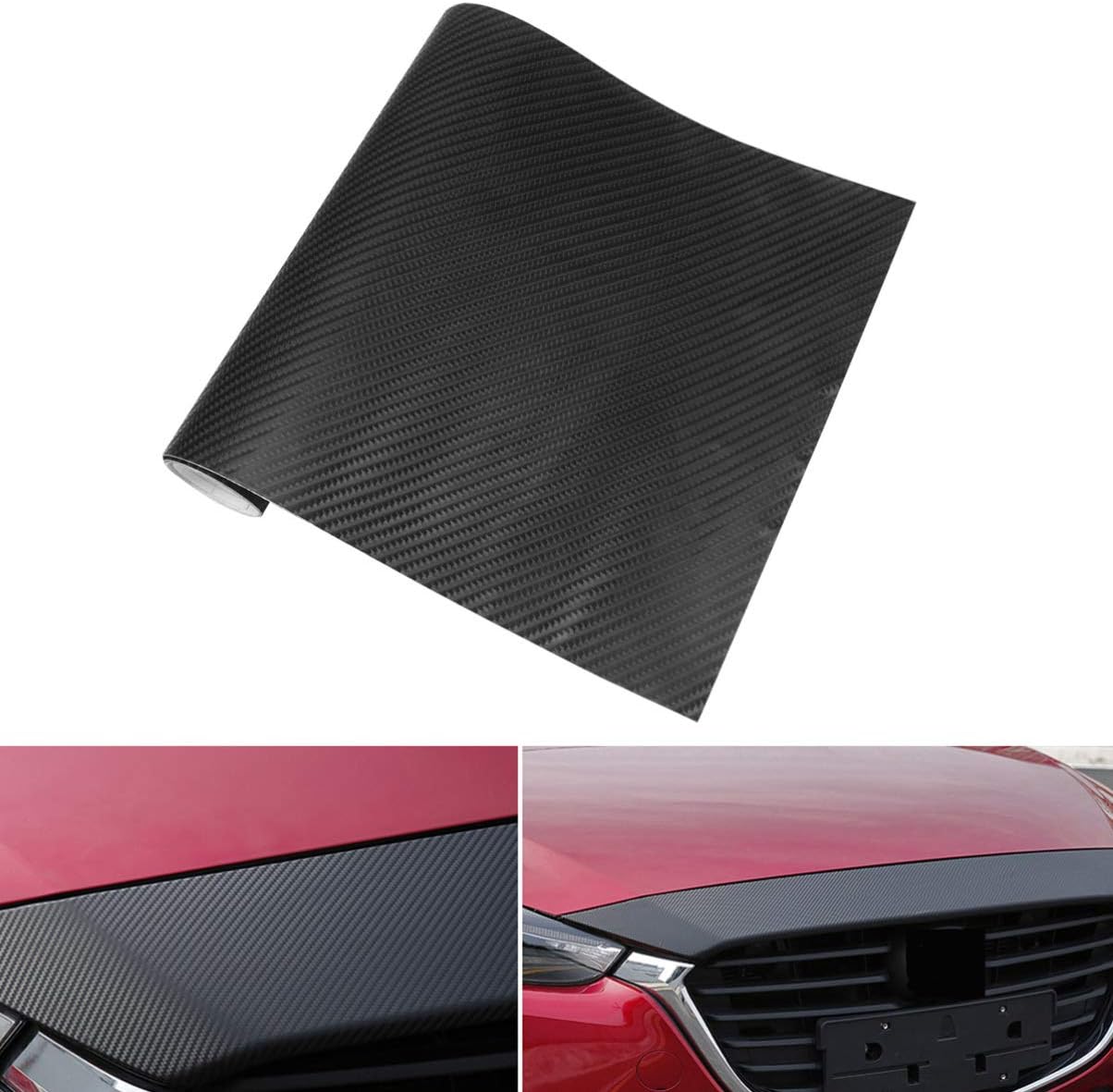 7D Декоративно автомобилно фолио 1.52 X 18M черен карбон BLACK CARBON