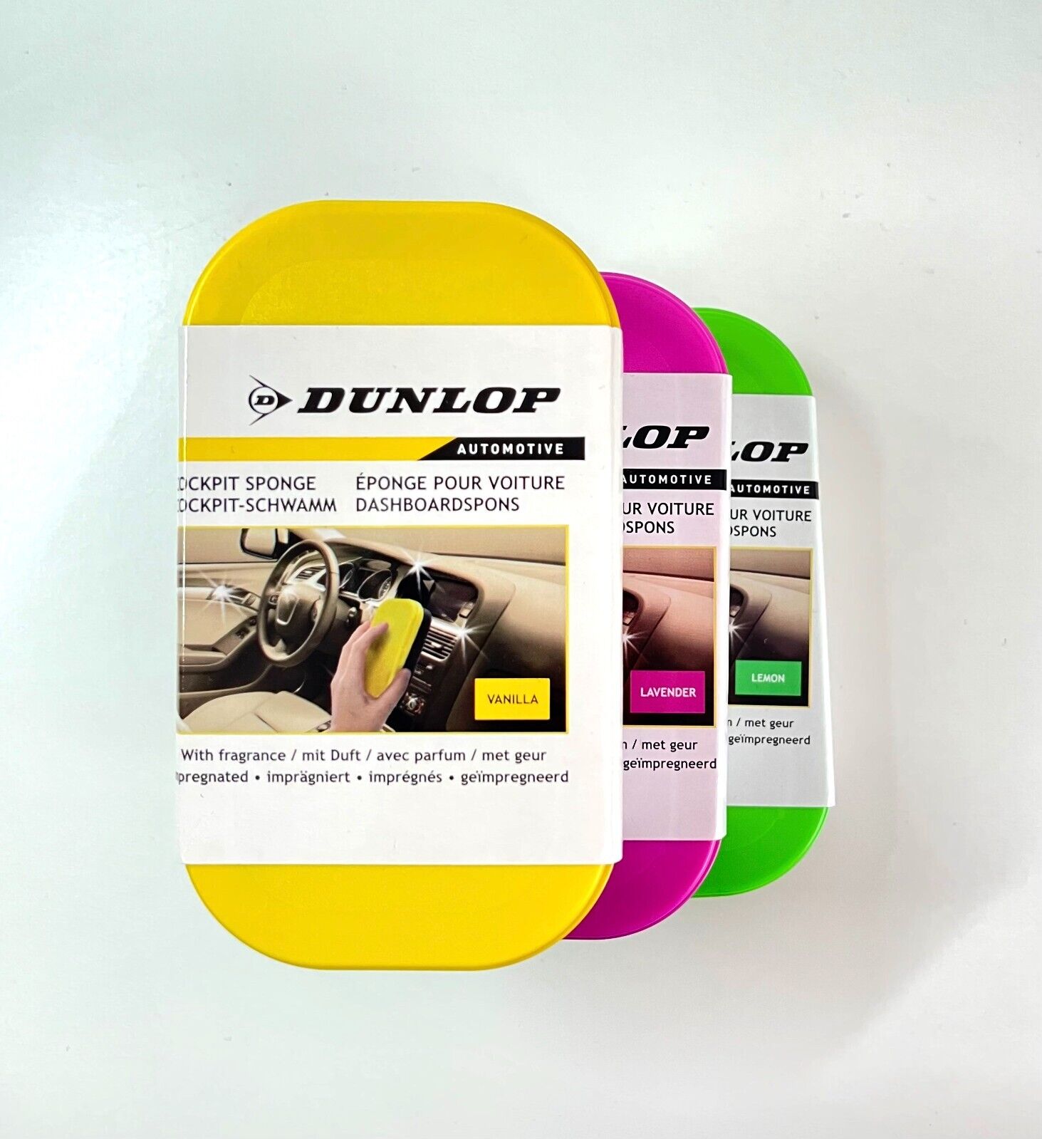 Гъба за автомобилно табло с аромат на лавандула Dunlop