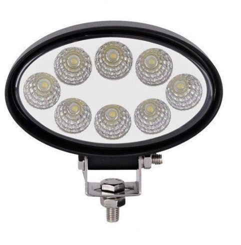 13.8см х 35см елипсовиден 8 LED фар - светлини за мъгла - подходящ за джипове, лодки, ел. велосипеди - 24W , 2280 лумена - разпръсната светлина - 12 / 24 волта