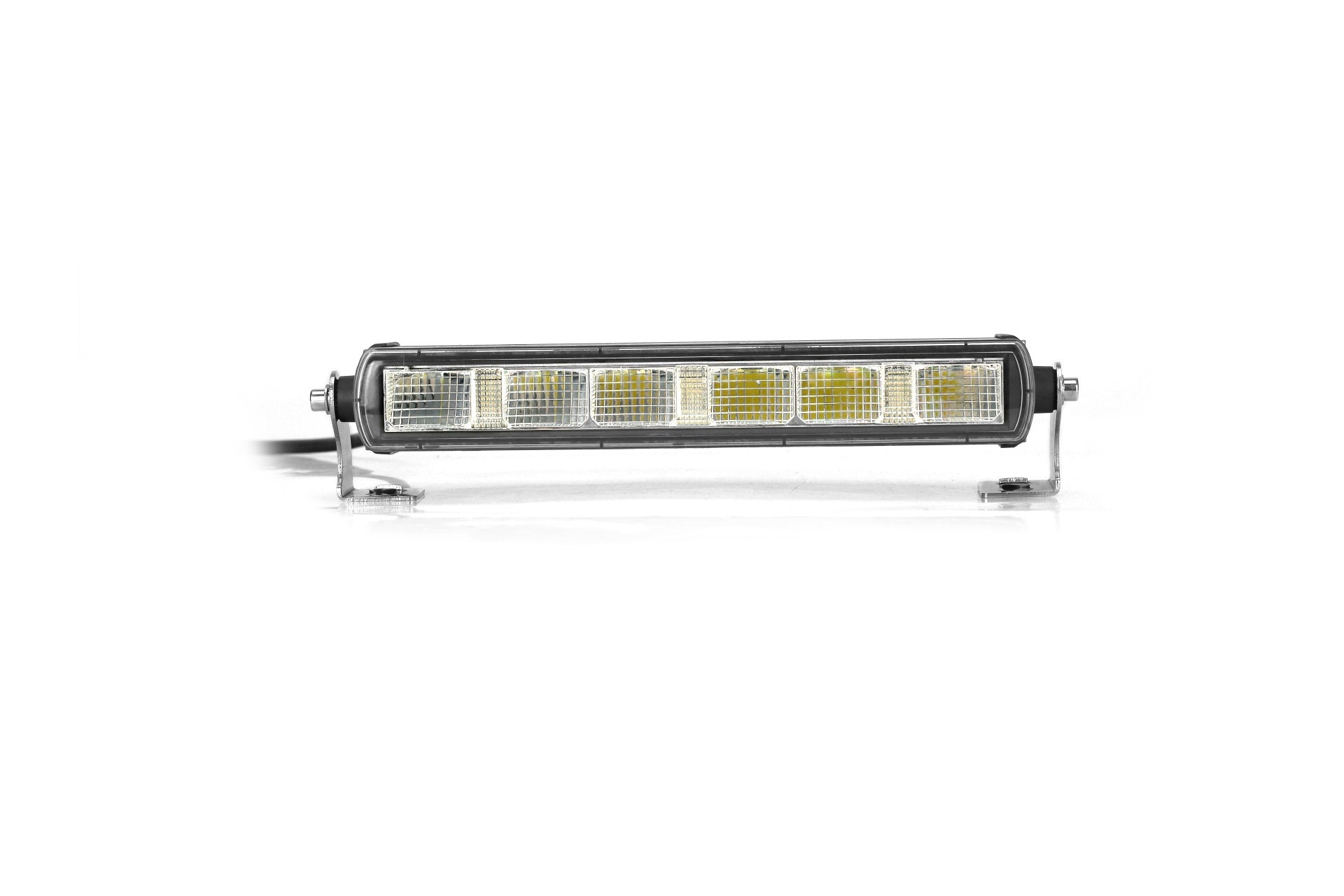 28,4 См LED Лед Бар с Насоченa SPOT Светлина, Три Функции, Е-Mark, 30W, 2200lm, 12V-24V, Автомобил, АТВ, Джип, 4х4, SUV, Offroad, Камион