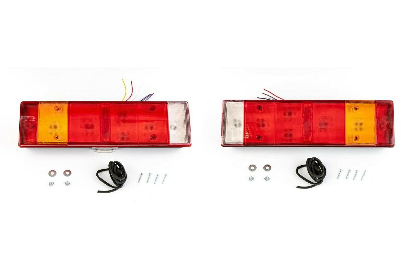 Комплект Стопове С Кабел, 12V -24V, 46cm x 13cm, Подходящи за Бус Камион Тир Ремарке Караванa