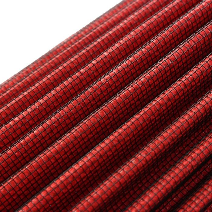 155mm Универсален Спортен Въздушен Филтър Червен За Автомобил Конус