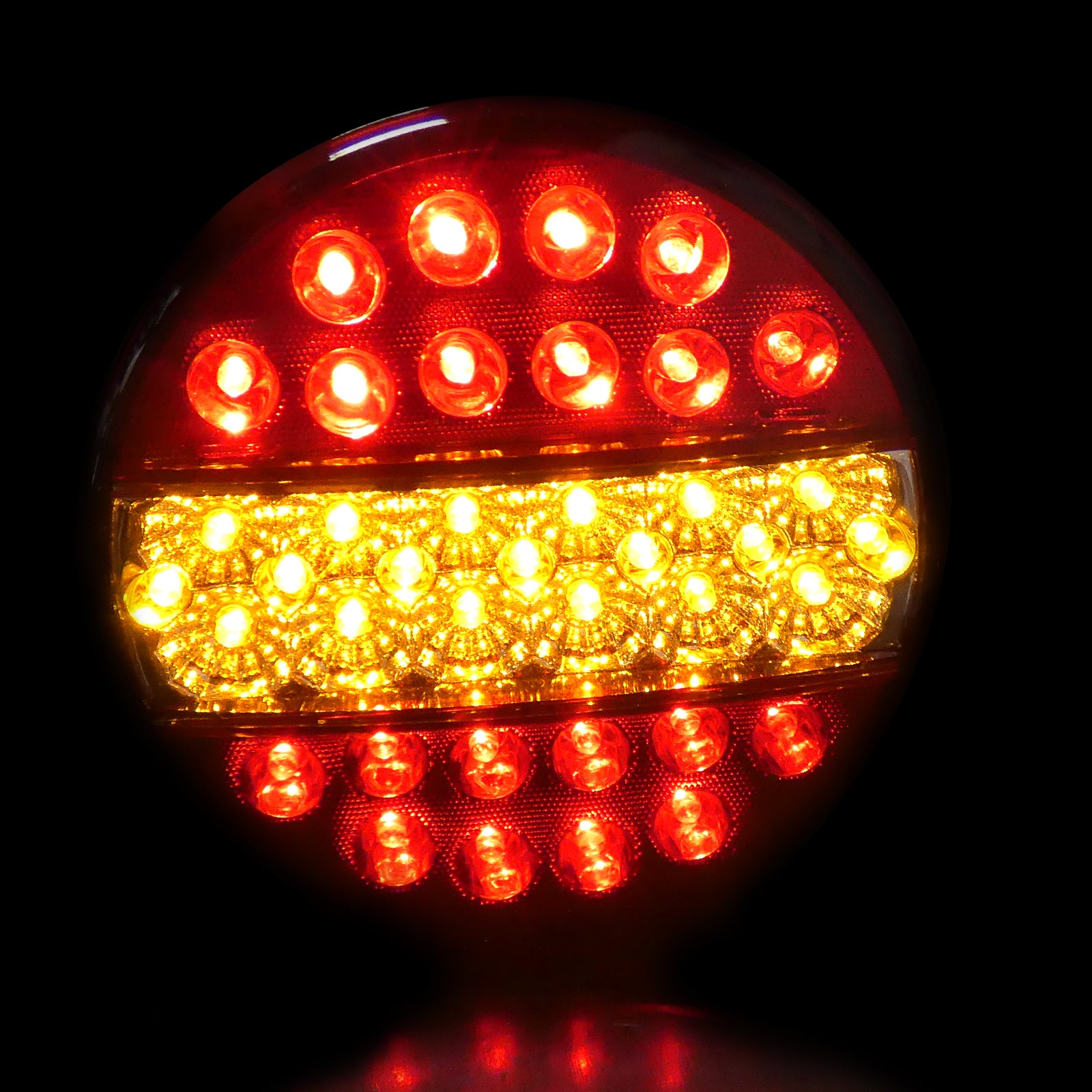 Комплект 2 Броя LED Диоден стоп тип хамбургер 12V 24V Волта бус камион ТИР ремарке