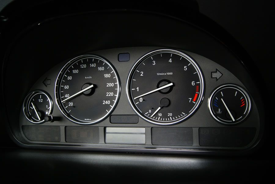 Рингове за табло BMW E38 / E39 / X5 E53 (99-07) - хром