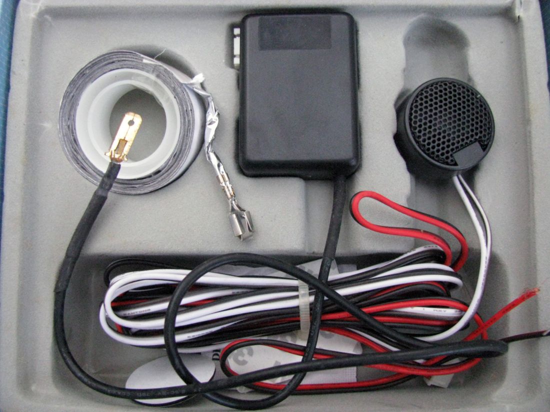 Парктроник електромагнитен (без пробиване на броня) - със звук