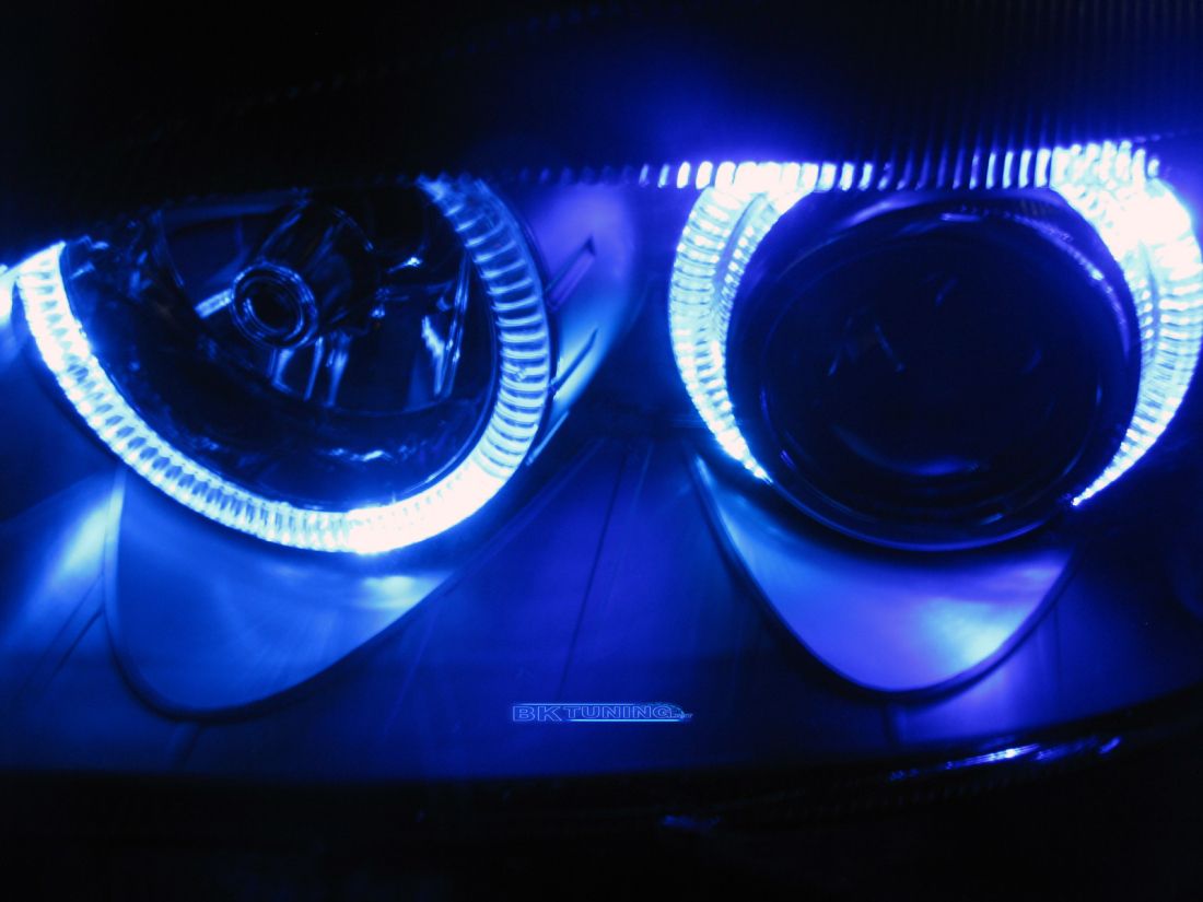 Кристални фарове AUDI A6 (2001-2003) - хром