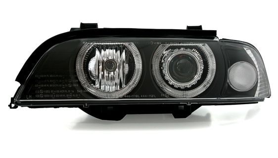 Кристални фарове Angel Eyes BMW E39 (1995-2003) - черни