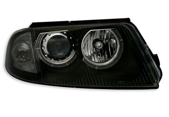 Кристални фарове Angel Eyes VW PASSAT B5.5 (01-05) - черни