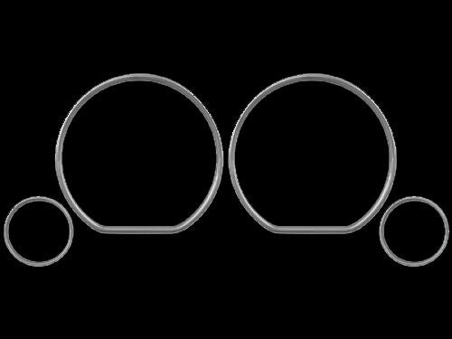 Рингове за табло за VW Golf 3 / Vento / Polo / Seat Ibiza (1993-1999) - хром