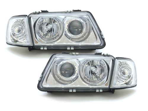 Кристални фарове Angel Eyes AUDI A3 (96-00) - хром