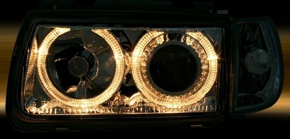 Кристални фарове POLO 6N (94-99) - хром
