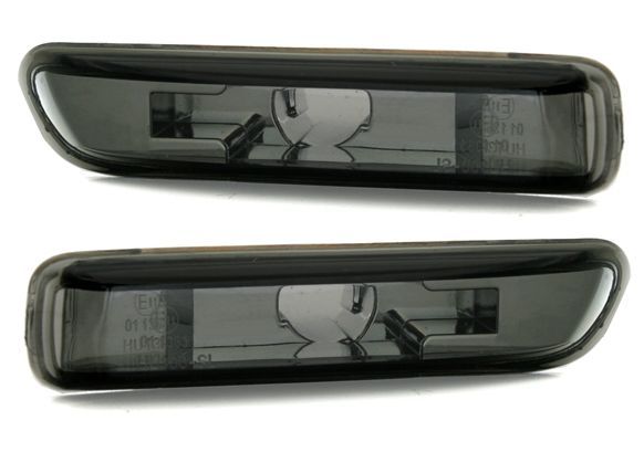 Кристални мигачи BMW E46 (1998-2001) - черен хром