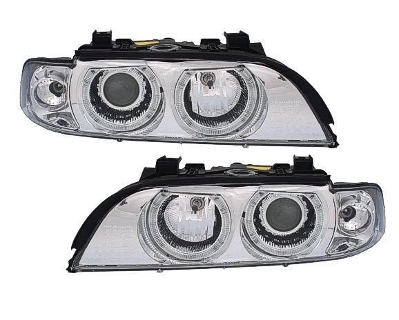 Кристални фарове Angel Eyes BMW E39 (95-00) - хром