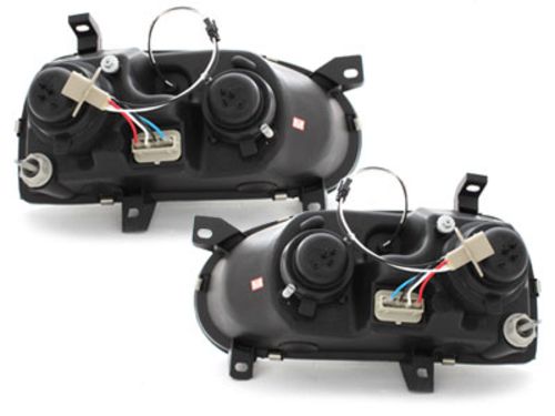 Кристални фарове DAYLINE GOLF III - черни