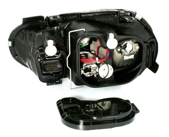 Кристални фарове за GOLF IV R32 - черни