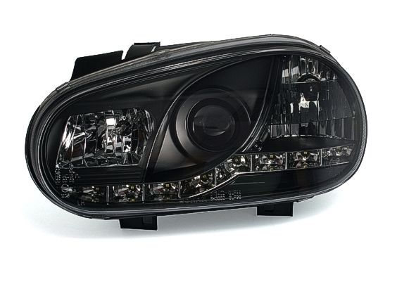 Кристални фарове Dayline GOLF IV - черни