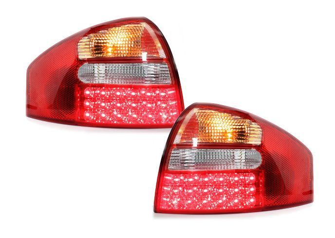Диодни стопове AUDI A6 седан (97-04) - хром