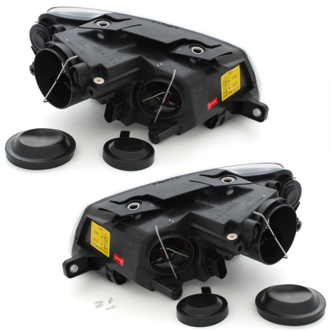 Кристални фарове за Passat Б6 3C (2005+) - черни