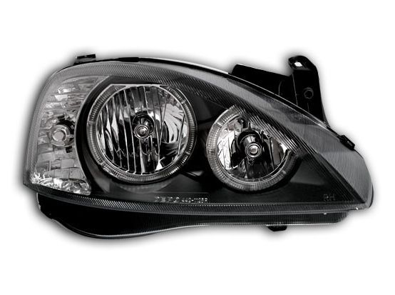 Кристални фарове OPEL CORSA C (2001-2006) - черни