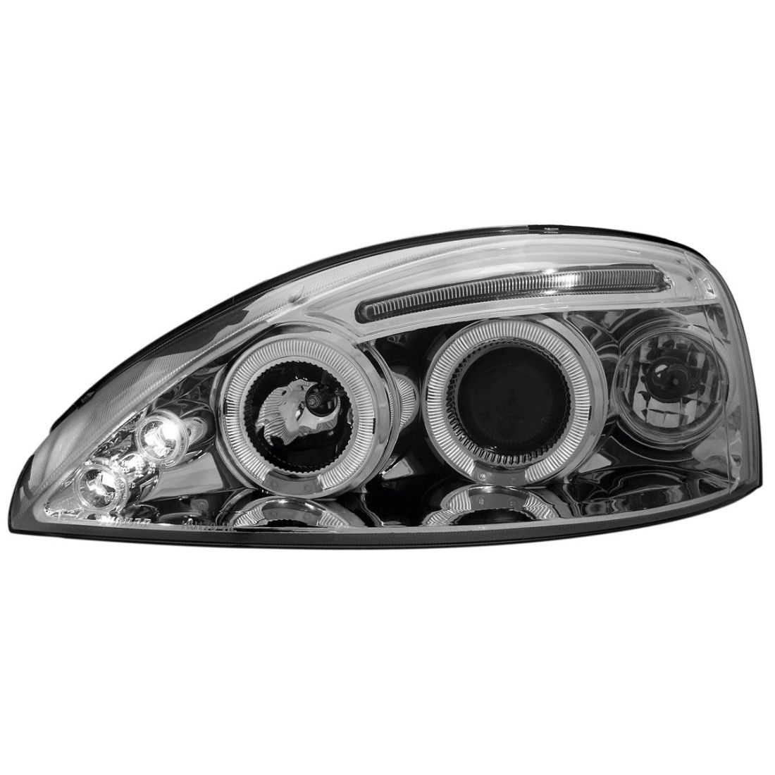 Кристални фарове OPEL CORSA C (01-06) - хром