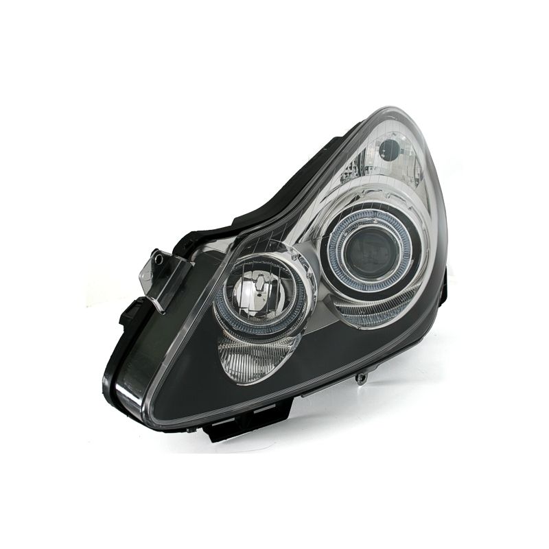 Кристални фарове OPEL CORSA D (2006-2010) - черни