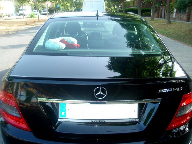 Лип спойлер за багажник за Mercedes W204 (2008-2013) седан