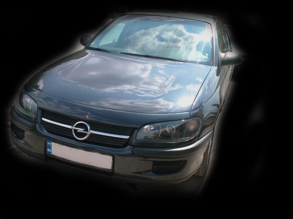 Кристални фарове OPEL OMEGA B (94-99) - черни