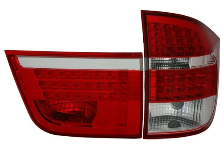 Диодни стопове BMW X5 Е70 (2007+) - хром